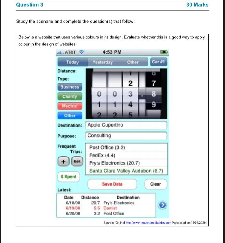 Question 3 30 Marks Study the scenario and complete | Chegg.com
