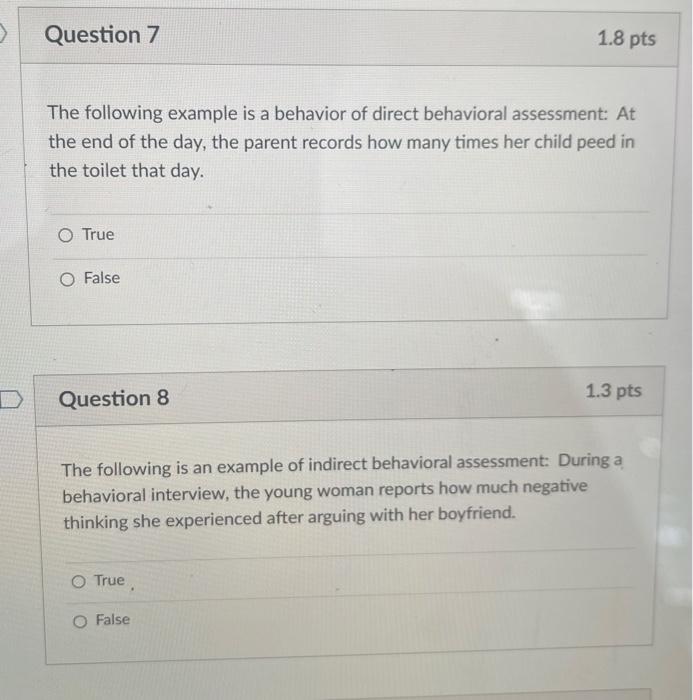 Solved The following example is a behavior of direct | Chegg.com