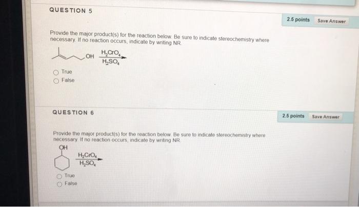 Solved QUESTION 5 25 points Save Answer Provide the major | Chegg.com