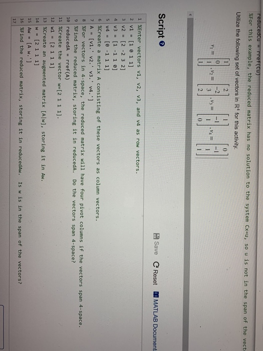 Solved need help with this math script, especially the last | Chegg.com