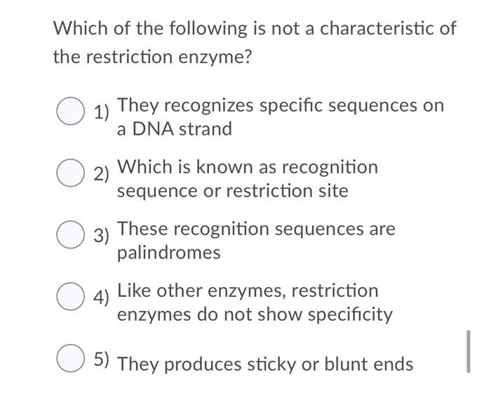 Solved Question 17 (2 Points) You Cut A Sequence Of DNA With | Chegg.com