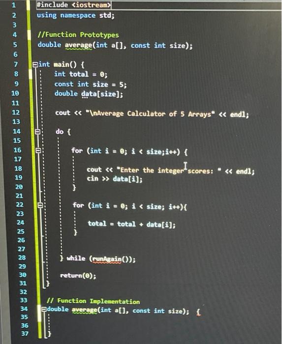 Solved Create a program that calculates the average of 5 | Chegg.com