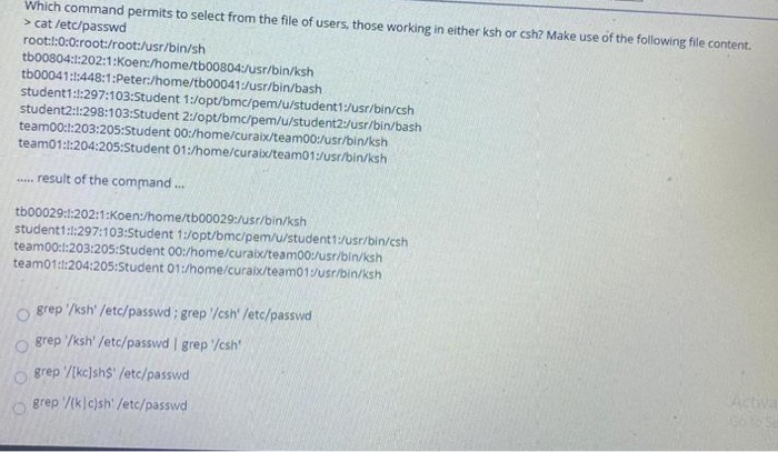 Solved If you use the rm command to accidentally delete a | Chegg.com