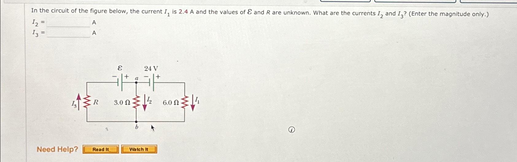 Solved In the circuit of the figure below, the current I1 | Chegg.com