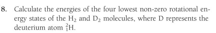 Solved Calculate the energies of the four lowest non-zero | Chegg.com