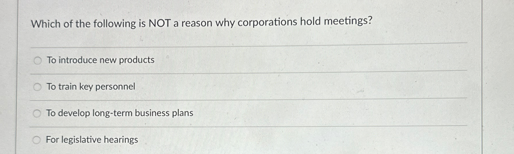 Solved Which of the following is NOT a reason why | Chegg.com