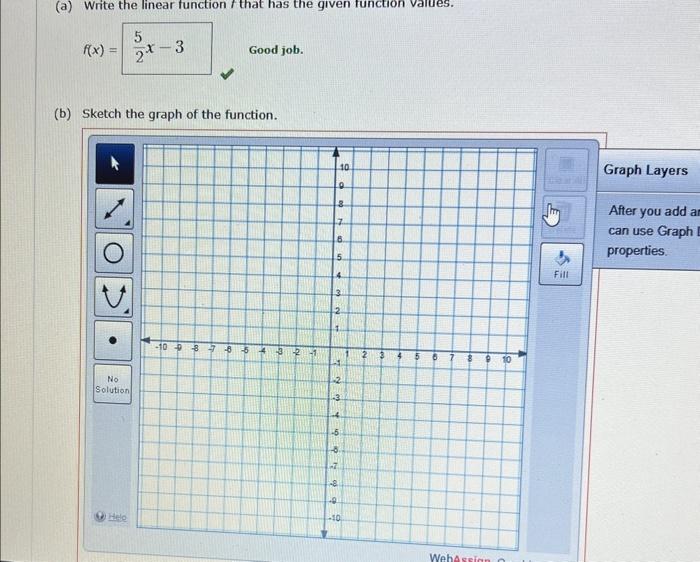 Solved (b) Sketch the graph of the function. Graph Layers | Chegg.com