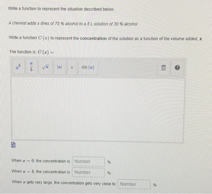 Solved Write A Function To Represent The Situation Described Chegg Com