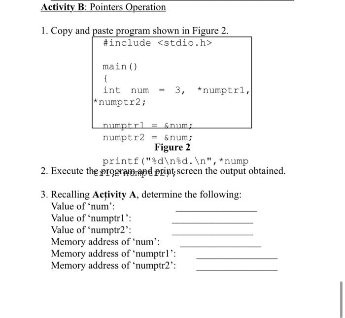 Solved 1. Type and execute the program shown in Figure 1. | Chegg.com
