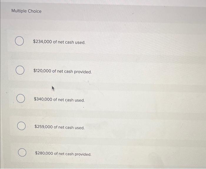 Solved In Preparing A Company's Statement Of Cash Flows For | Chegg.com