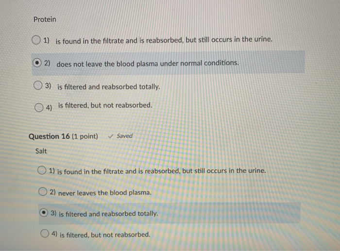 Solved Protein 1) is found in the filtrate and is Chegg com Solved Protein 1) is found in the filtrate and is Chegg com