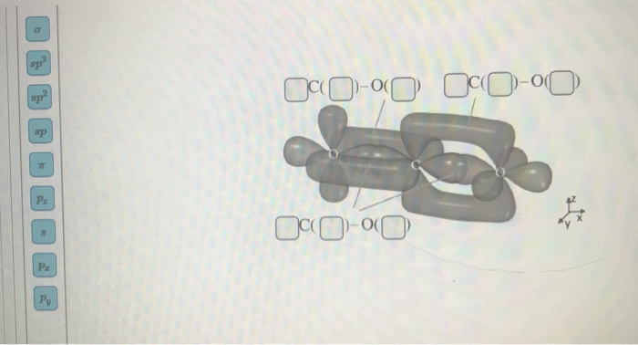 Solved In the sketch of the structure of CO2 label all | Chegg.com