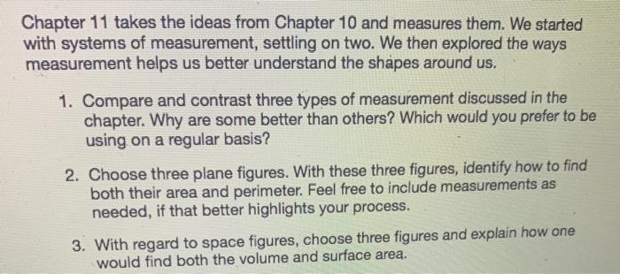 Exploring Types of Measurements