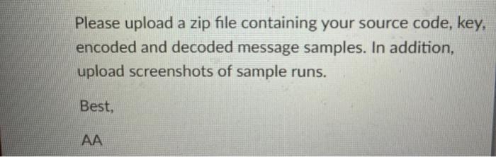 Please upload a zip file containing your source code, | Chegg.com