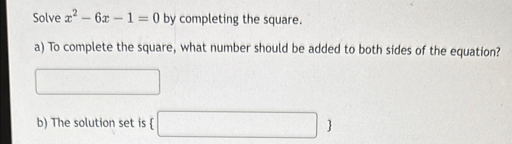 5X 2 20X 60 COMPLETE THE SQUARE visual data 5