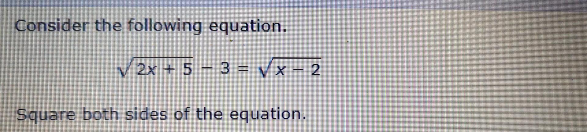 what is the value of x in the equation 2 5x 3