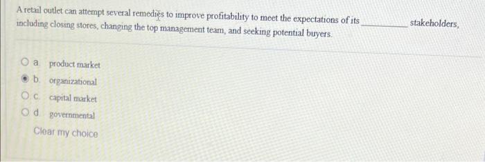 Solved Brand loyalty can be created by: O a. cutting the | Chegg.com