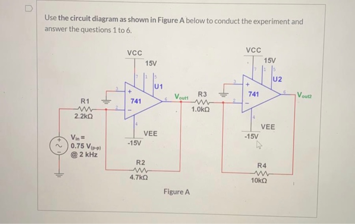 Solved Use the circuit diagram as shown in Figure A below to | Chegg.com