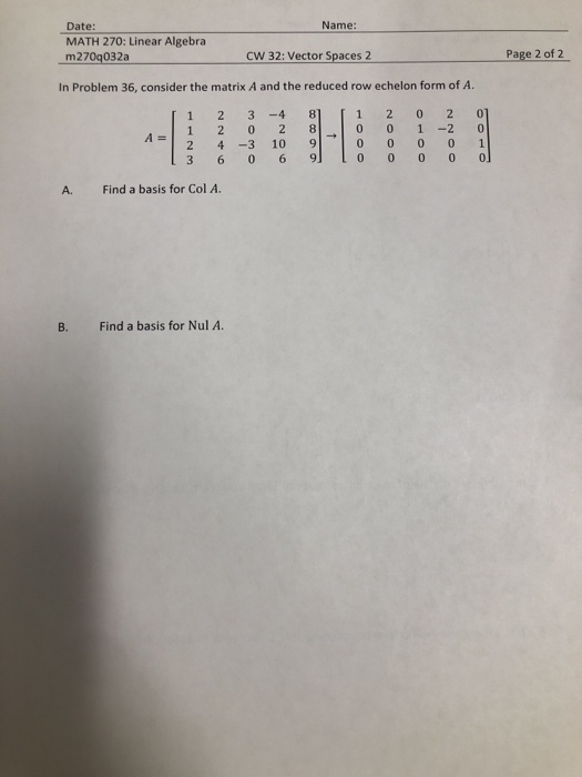 Level 34 Math Problem Solution Solved in problem 34 A and problem 35 A and b and problem 36 | Chegg.com