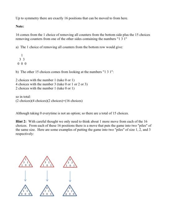 Solved Tri-Nim Question - part 2 out of 3 In the diagram | Chegg.com