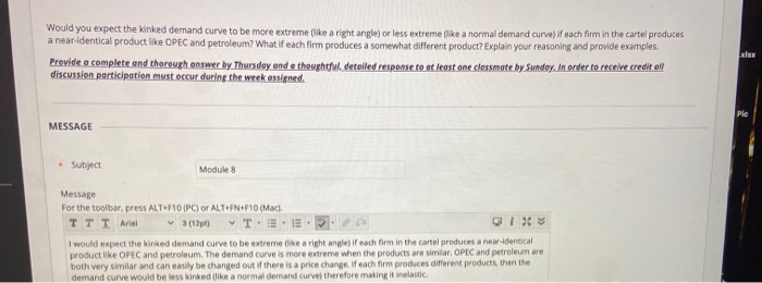 Solved i have my answer typed out but what could be an | Chegg.com