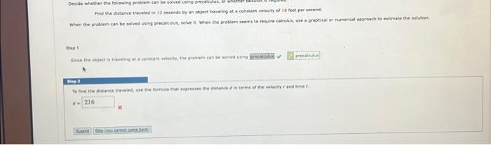 Solved Decide whether the following problem can be solved | Chegg.com