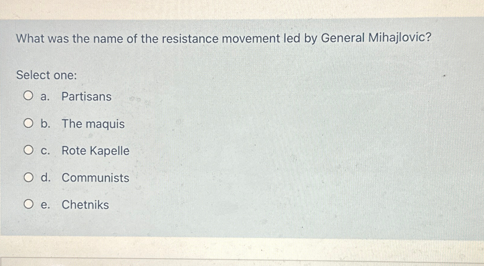 Solved What was the name of the resistance movement led by | Chegg.com