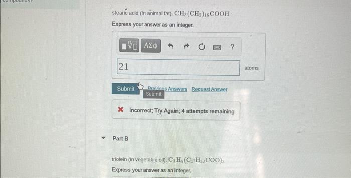 number telling how many atoms are in a molecule