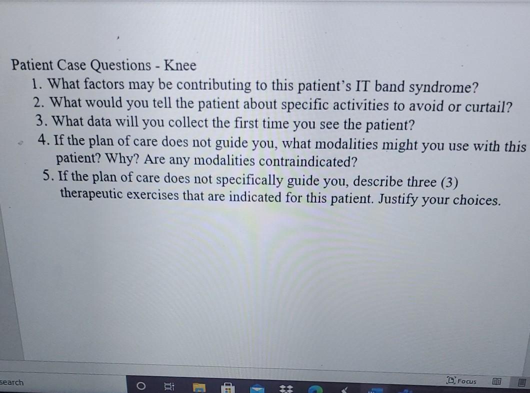 Solved Answer each question to the scenario relate to | Chegg.com