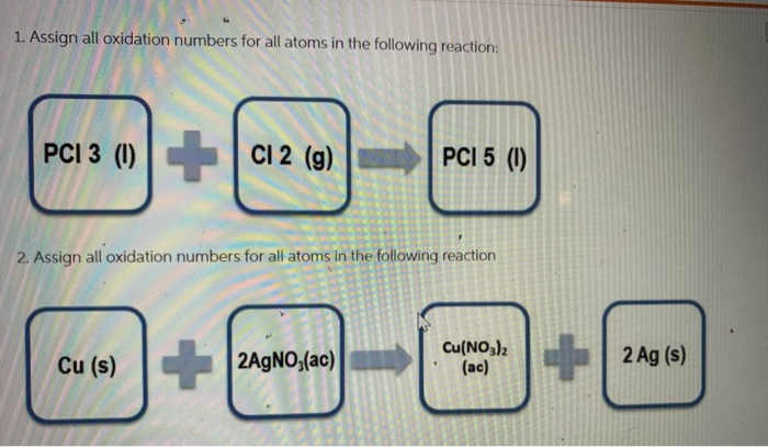 how to assign oxidation numbers to atoms