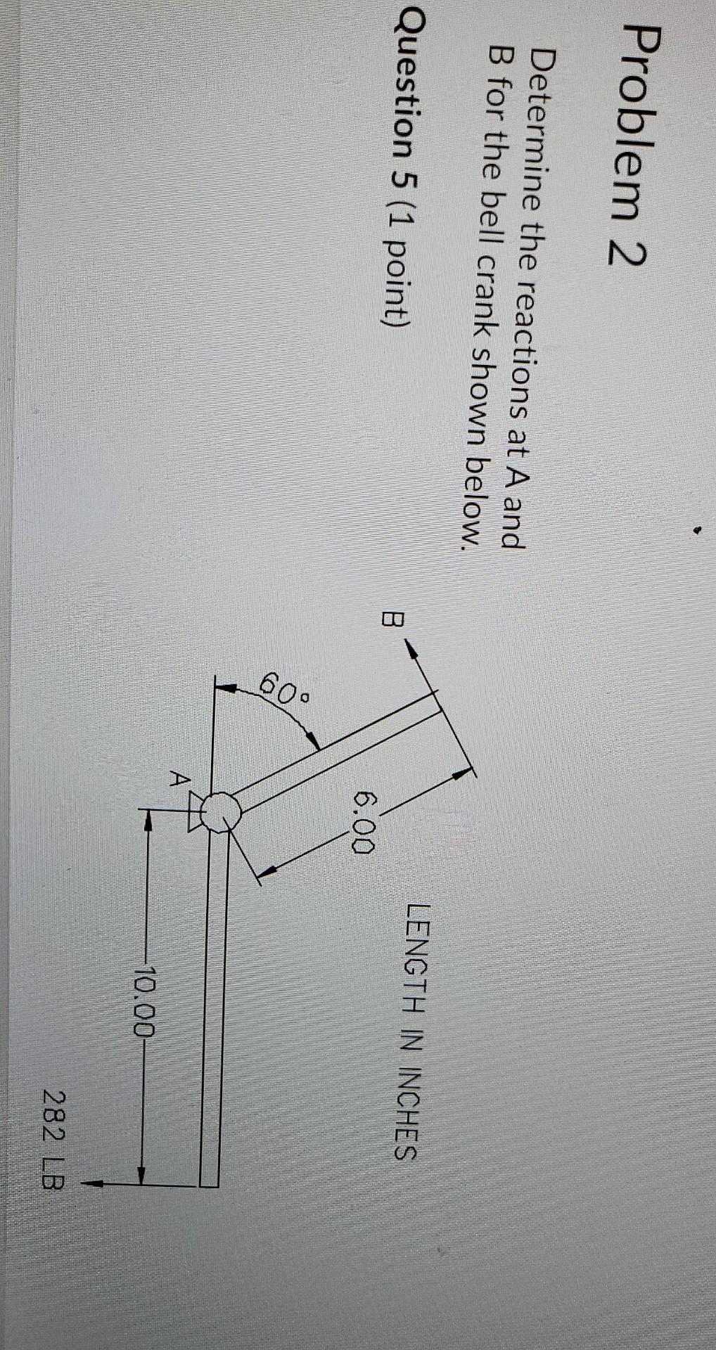 Solved Problem 2 Determine The Reactions At A And B For The | Chegg.com