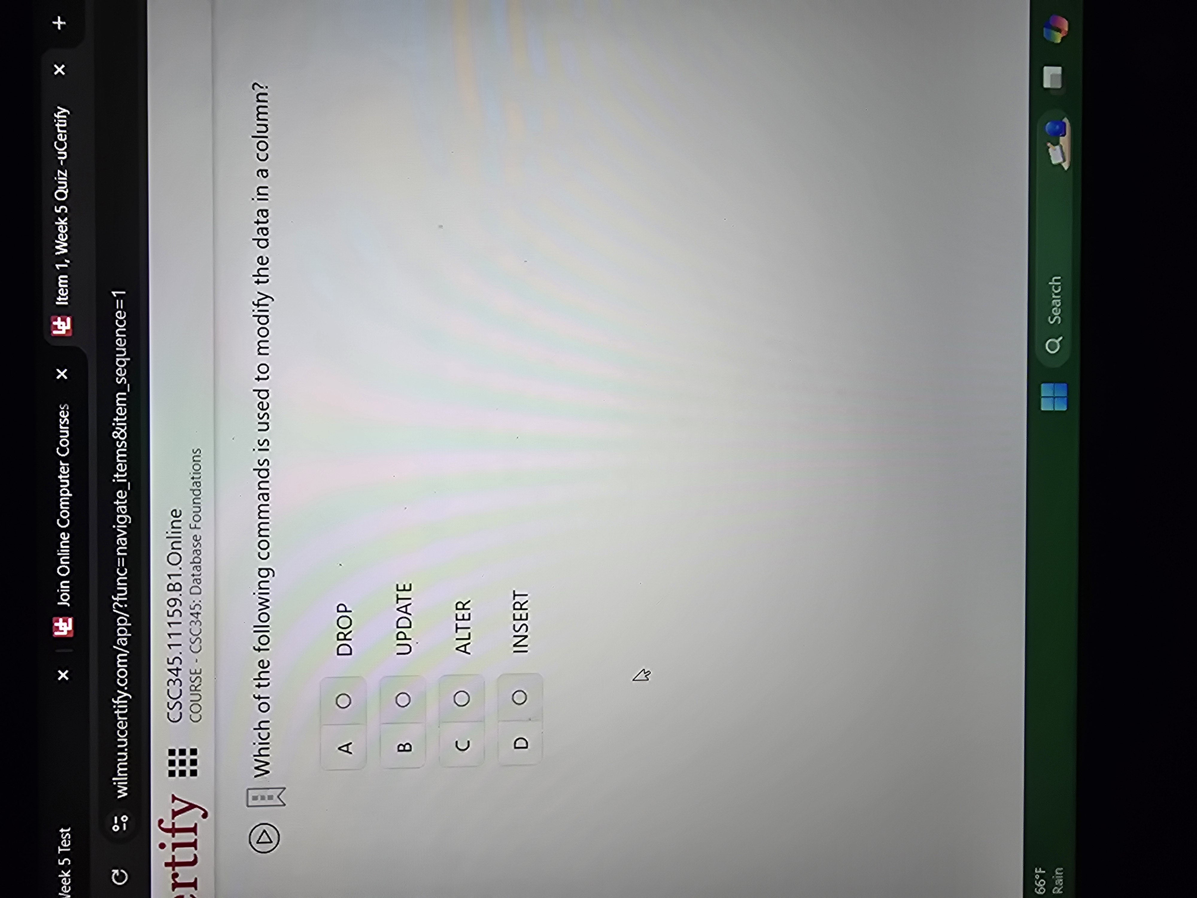 Solved (D) ﻿Which of the following commands is used to