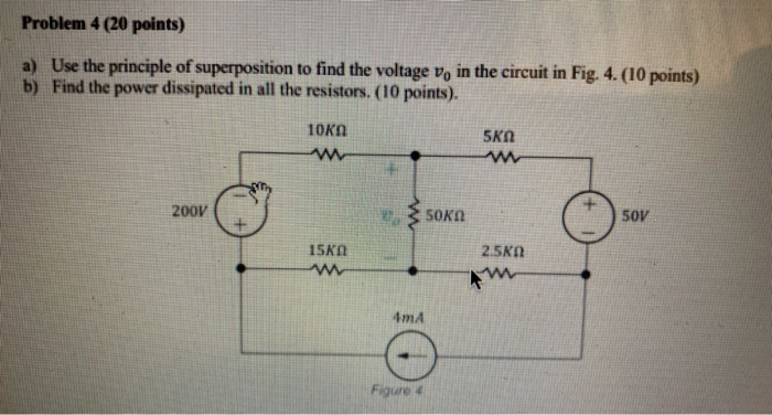 Solved Problem 4 (20 points) a) Use the principle of | Chegg.com