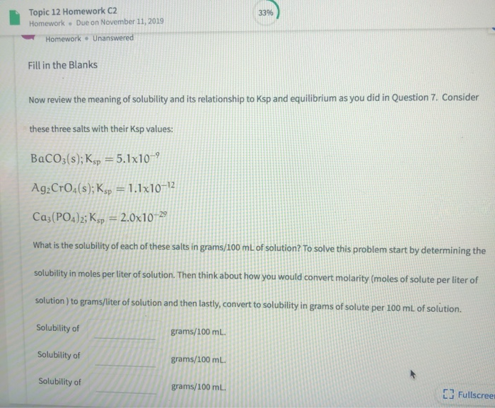 Solved Topic 12 Homework C2 Homework . Due on November 11, | Chegg.com