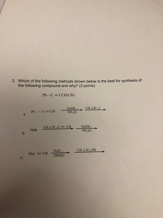 Solved 3. Which of the following methods shown below is the | Chegg.com