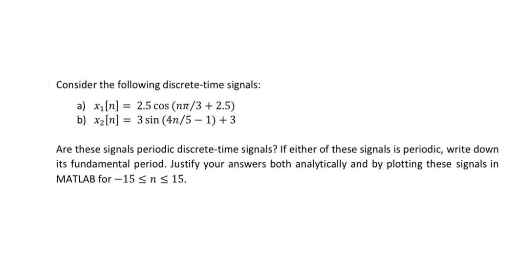 Solved Consider The Following Discrete-time | Chegg.com