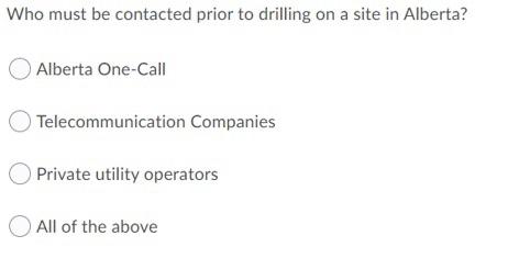Solved Who must be contacted prior to drilling on a site in | Chegg.com