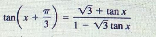 tan x= frac sqrt 3 3