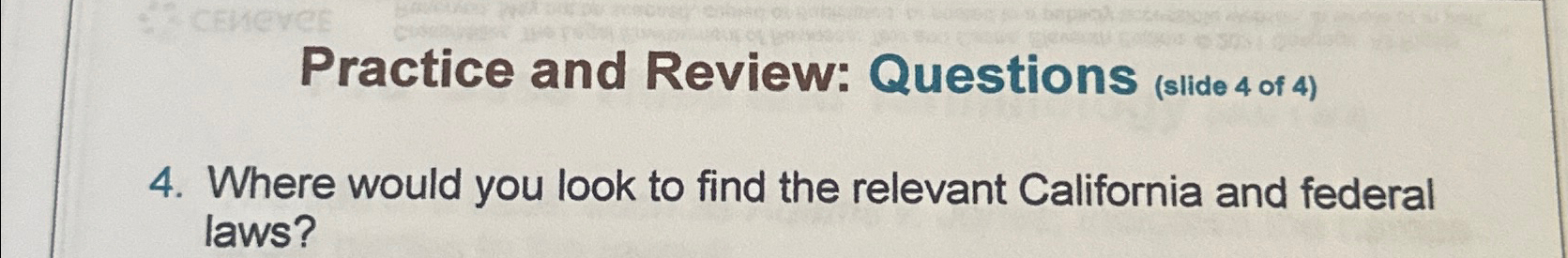 Solved Practice And Review: Questions (slide 4 ﻿of 4 )4. | Chegg.com