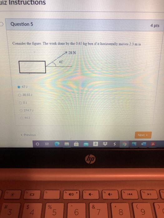 Solved iz Instructions Question 5 4 pts Consider the figure. | Chegg.com