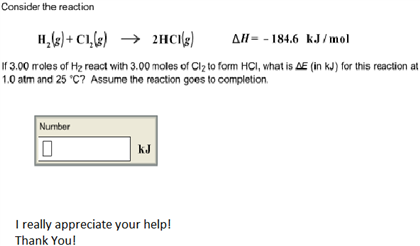 Consider The Reaction H2 G Cl2 G Chegg 