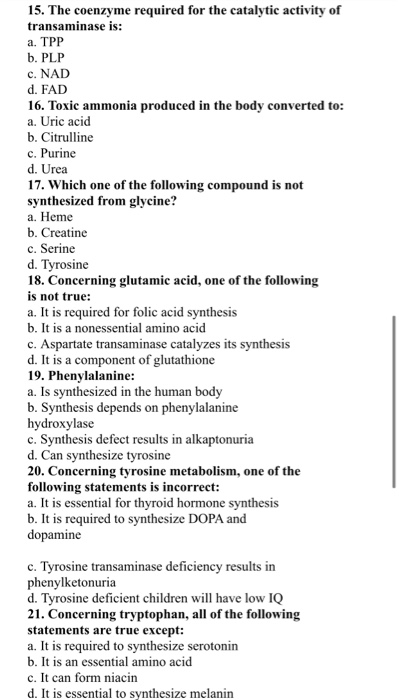 All Of The Following Statements Regarding Ph Are True Except: Solved 1. All the following statements are true regarding | Chegg.com