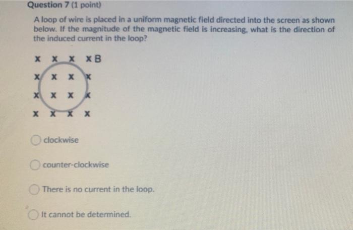 Solved A square loop of wire is moved at a constant velocity | Chegg.com