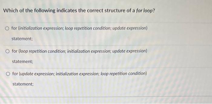 Solved Which of the following indicates the correct | Chegg.com