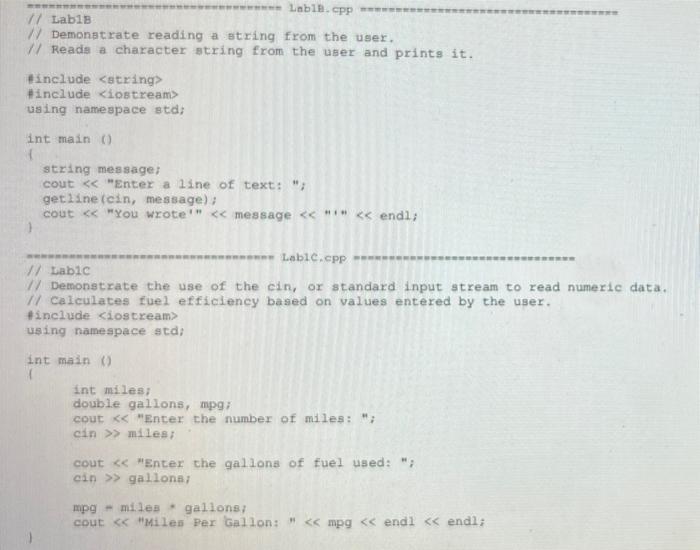 Solved Fix, compile and run the programs below, then submit | Chegg.com