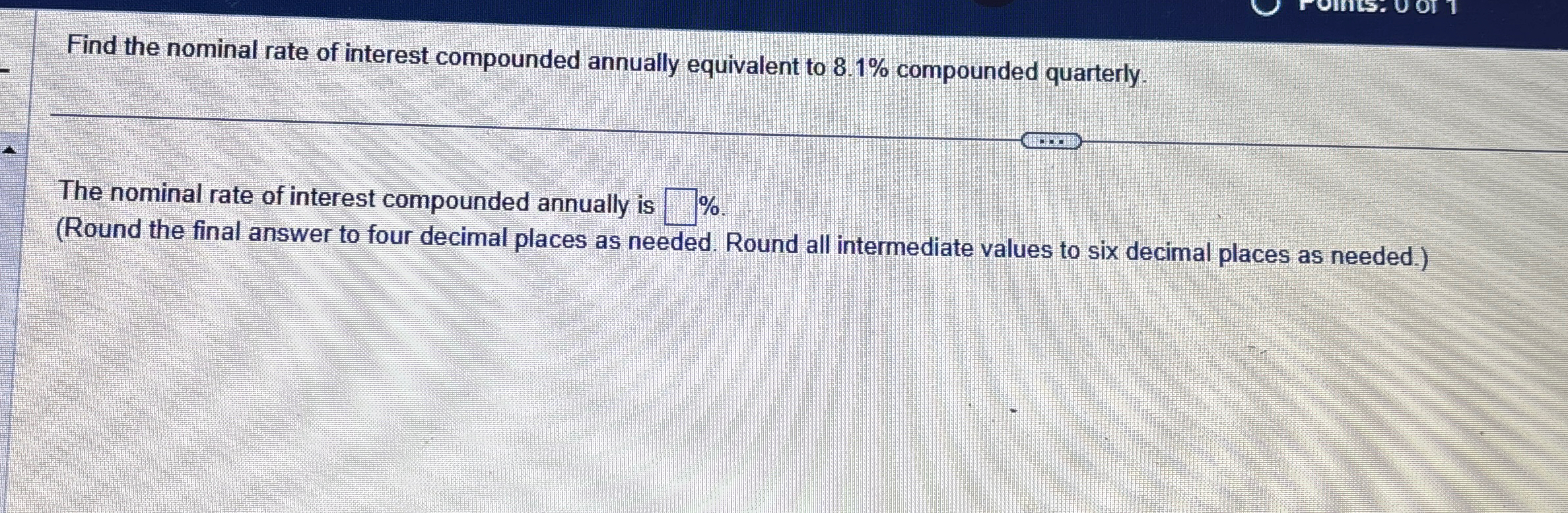Solved Find the nominal rate of interest compounded annually | Chegg.com