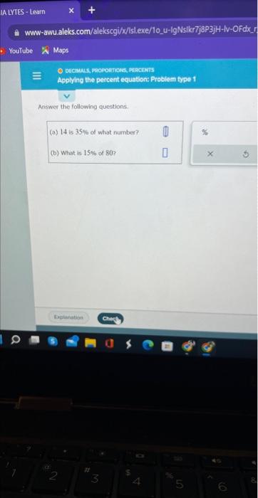 Solved Answer The Following Questions a 14 Is 35 Of What Chegg