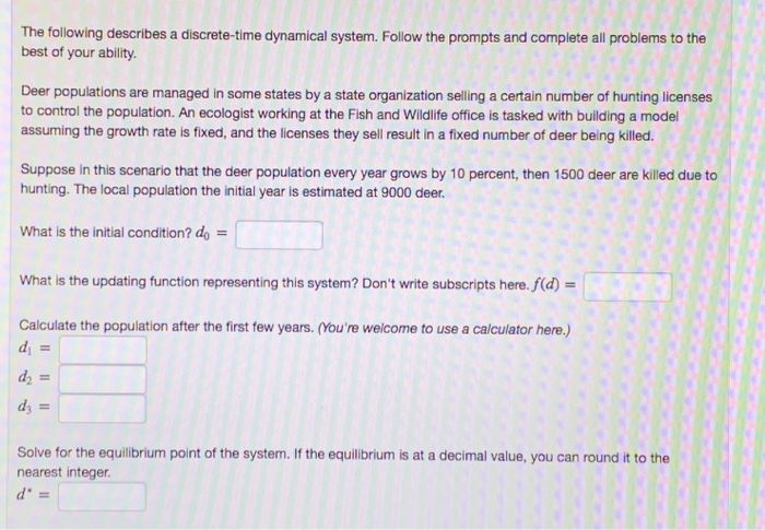 Solved all parts? i tried it 2 times and cant get it. | Chegg.com