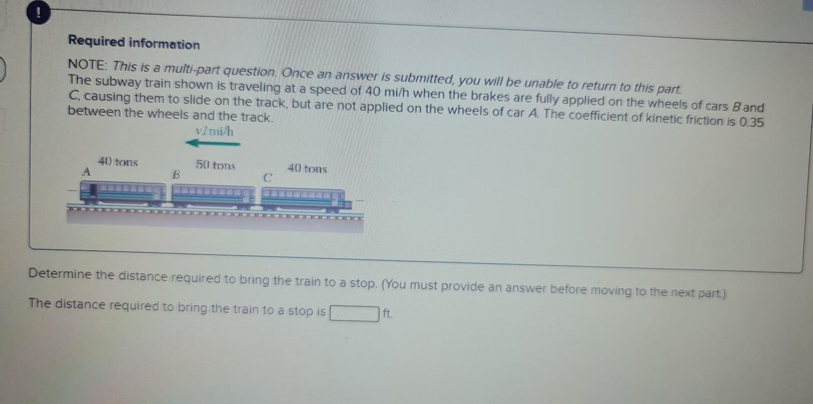 Solved Required information NOTE: This is a multi-part | Chegg.com