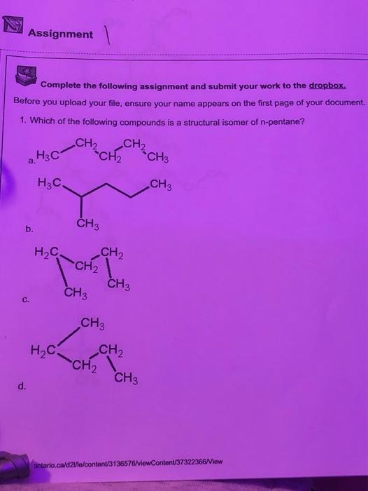 Solved Assignment Complete the following assignment and | Chegg.com